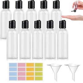 Envases para Viaje 100 Ml, 22 Piezas de Botellas de Viaje con Embudos y Etiquetas, Fácil de Llevar y Adecuado para Múltiples Escenarios, Desde Viajes 