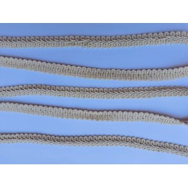 Recorte trenzado de cardán de 1/2 pulgada, 15 yardas para tapicería, disfraces, manualidades (camello 1005)