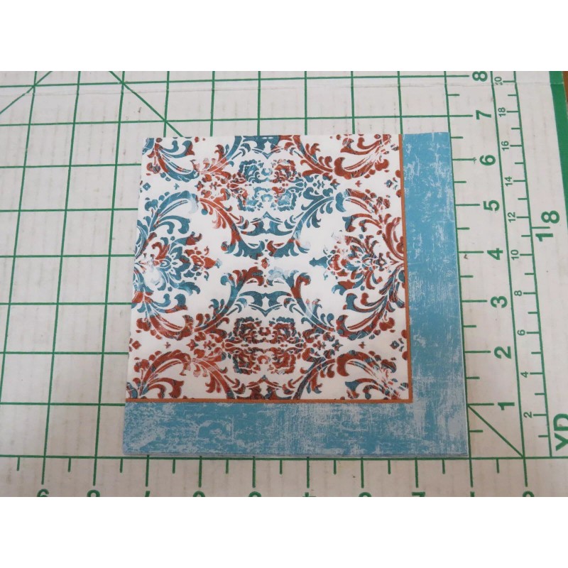 Blue Ink Studios Three Decorative Luncheon Napkins for Decoupage "Teal