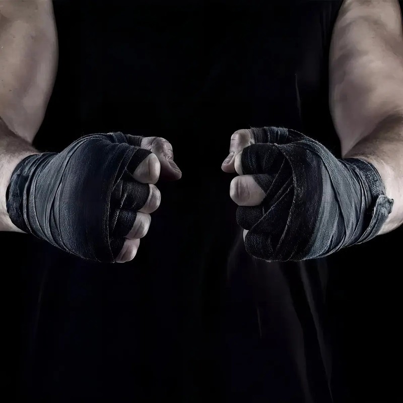 2 Piezas Vendas De Box Semielasticas De 5m Boxeo Vmim