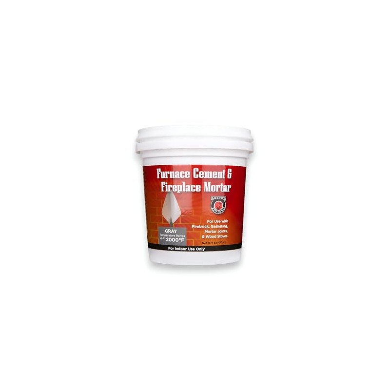 Meeco's Red Devil 1353 Gray Furnace Cement & Fireplace Mortar