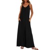 dowerme Women's Summer One Piece Jumpsuits 2025 Casual Spaghetti Strap