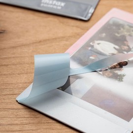 Xolixorium 10PCS Colorful Photo Instant Film Stickers for Instax Mini - DIY Scrapbook Frame Stickers for Photos, Notebook, Diary