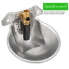 Stainless Steel Thicken Sheep Waterer Automatic Dispenser Goat Copper Valve