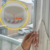 1 Roll (5m) Transparent 3.5cm Window Gap Wind Blocker Wing Tape - Draft Seal Blocking 2ea