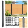 Wowace 5ft (H/58in) Heavy Duty Fence Post - Serial Post
