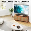 Rfiver Universal Table Top TV Stand Base Height Adjustable for