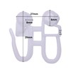 Raum² 10 Spinner Trolley with Pleat Hooks, Curtain Rollers 8