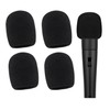 Spircol 5 Pack Foam Mic Cover Handheld Microphone Windscreen (5