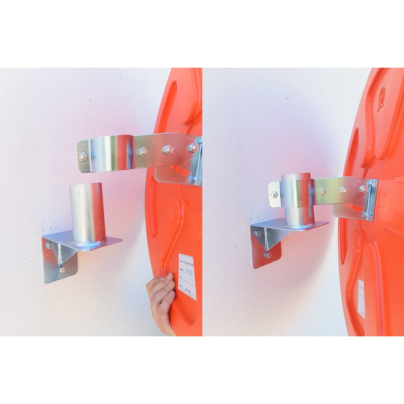 WBCM-60 Wall mount adapter for convex mirrors with fixing bracket