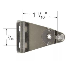 Graber X2 Graber and Bali Metal Hold Down Bracket for 1" Mini Blinds & Cellular Shades