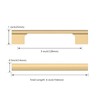 Asidrama 10 Pack 5 Inch(128mm) Champagne Bronze Cabinet pulls Kitchen