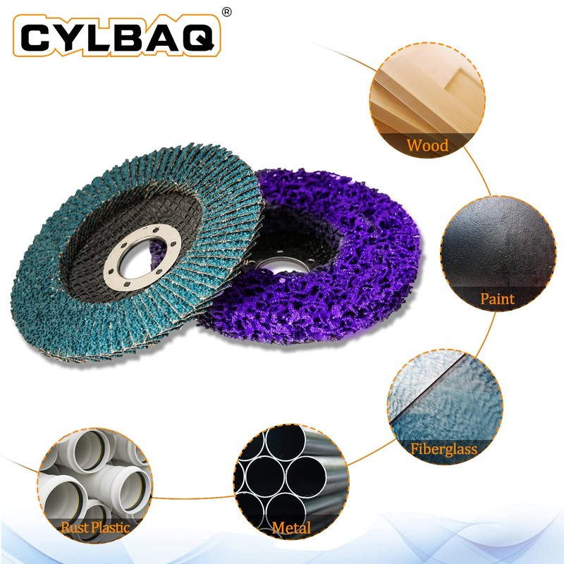 CYLBAQ 115 mm CSD Sanding Disc, Pack of 6 Grinding