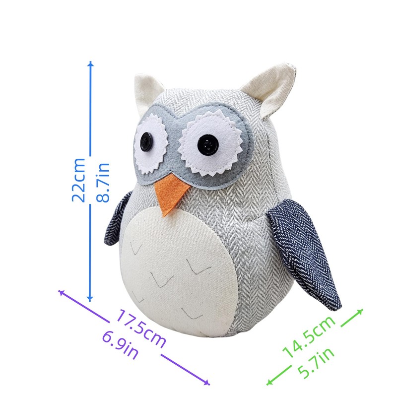 Fabric Animal Door Stopper Gifts for Mom Decorative Doorstops Book