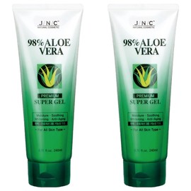 JNC Aloe Vera Premium Super Gel, 240ml, 2 pieces / JNC 알로에베라 프리미엄 슈퍼젤, 240ml, 2개