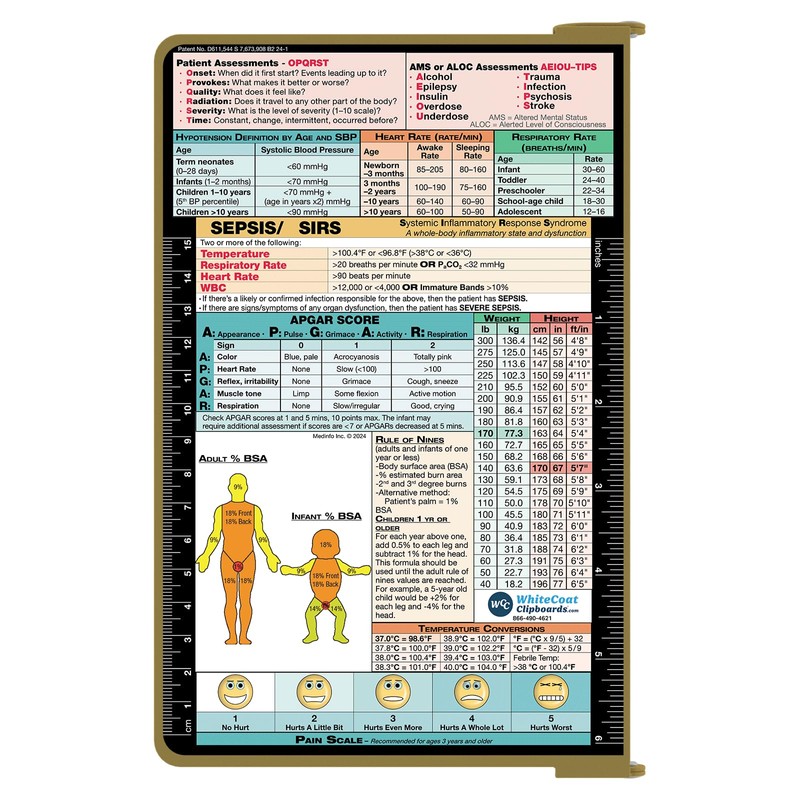 Whitecoat Clipboard® - Tactical Brown EMT Edition