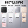 CARSLAN 2.0 Black Magnet Soft Focus Powder, Waterproof Translucent Pressed