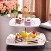 GentleGirl 100 Pcs Solid Blank Toothpick Flags Small Mini Plain