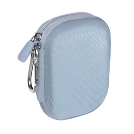 CaseSack Case for PocBuds Bluetooth Headphones Wireless Earbuds 80hrs Playtime Wireless Charging Case Digital Display Sports Ear Buds (Blue)