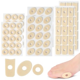 90 Stück Hühneraugen-Kissen, selbstklebende Hühneraugen-Kissen, weicher Latexschaum, Hornhaut-Pads, Hornhaut-Pad für Fußzehen, Hornhaut, Anti-Reibung, reduziert Fersenschmerzen, rutschfest, 3 Stile