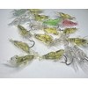 20 Pack tiny shrimps with hook fishing lures