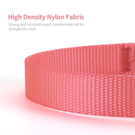 AUDWUD Thick Nylon Collar,Classic Adjustable,Multiple Colors,Suitable for Small,Medium and Large Dogs,4 Sizes