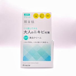 Hadabisei New Face Acne White Cream 50 g (Green Tea Set)