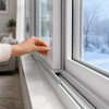 3-Piece TPU Sliding Window Seal Strip Set for Wind, Dust