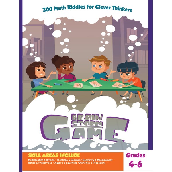 Brain Storm Game: 300 Math Riddles for Clever Thinkers