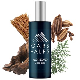 Oars + Alps Ascend Mens Cologne and Body Spray, Travel Size Cologne for Men Body Spray, Warm Fragrance, Scented with Mandarin, Teakwood Cedarwood & Warm Cardamom, Blends Refreshing, 1oz