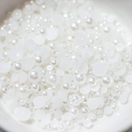 [Pearl Stone Mail Order MK] Selection Semicircle Pearl Stone whites