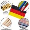 GSYLPFT 12 Pack Germany Flags on Sticks German Small Mini
