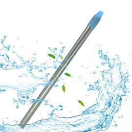 Personal Water Filter Straw, Reusable Stainless Steel Water Filter Drinking Straw Portable Outdoor Emergency Survival Gear for Hiking, Camping, Travel, Hunting & Fishing (Large)