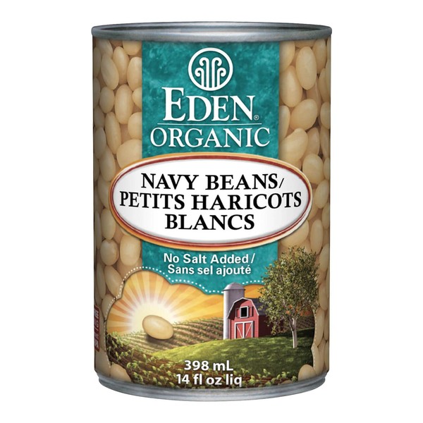 Eden Foods Navy Beans, 398ml