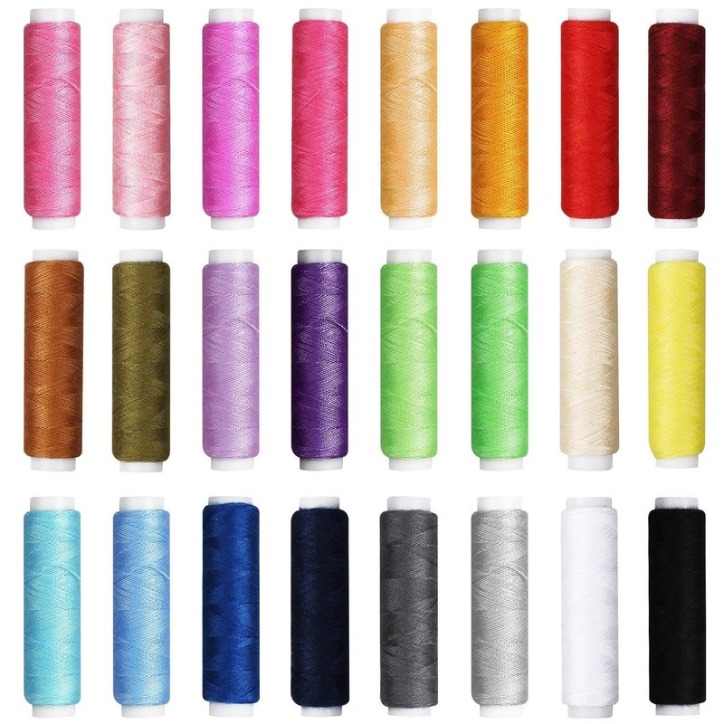 Juning Sewing Kit with 130 Sewing Accessories, 24 Bobbins of