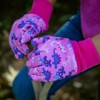 Kent & Stowe Kids Gardening Gloves Dinosaur Pink