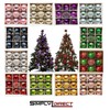 9pc Luxury Premium Baubles, Christmas Tree Bauble Decorations Matte, Glitter,