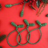 DIYASY Christmas Garland Ties, 12 Pcs Green Banister Ties Decorative