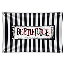 Beetlejuice Animated Series Logo Home Business Office Sign - Vinyl Banner - 22" x 33" (56cm x 84cm)