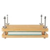 pamctry Bamboo Wooden Book Press for Bookbinding - Portable Bookbinding