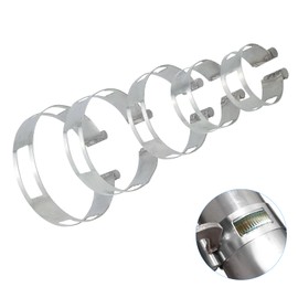 5PCS Stainless Steel Welding Tacking Band Clamp,Clamp-On Exhaust Pipe Tacking Band for Welding Fabrication (Including 2 Inch 2.5 Inch 3 Inch 3.5 Inch 4 Inch)