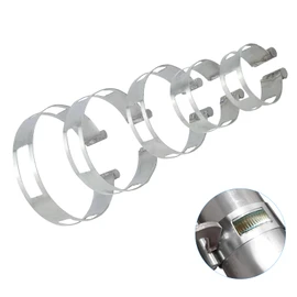 5PCS Stainless Steel Welding Tacking Band Clamp,Clamp-On Exhaust Pipe Tacking Band for Welding Fabrication (Including 2 Inch 2.5 Inch 3 Inch 3.5 Inch 4 Inch)