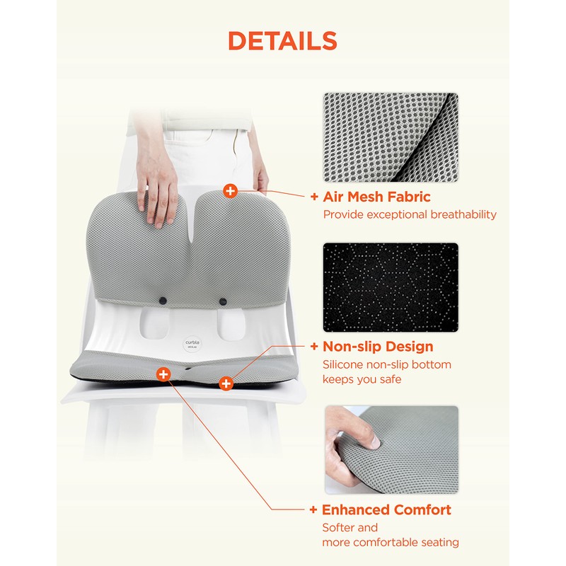 curble Grand Cover, Detachable Cover for Adult Chair, Ergonomic Chair