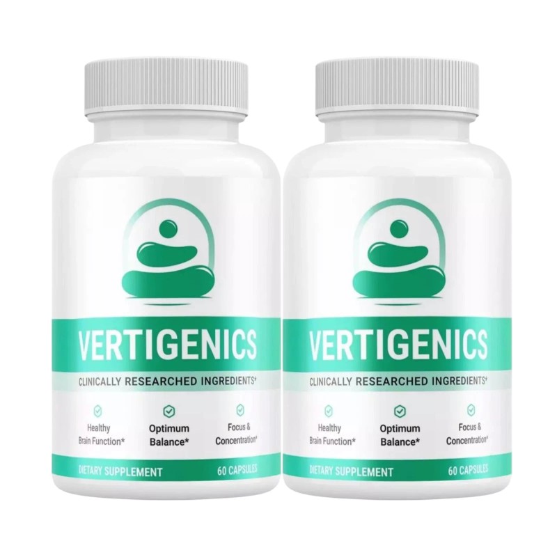 Vertigenics 2-Pack Vertigenics Capsules - Supports Balance System & Dizziness