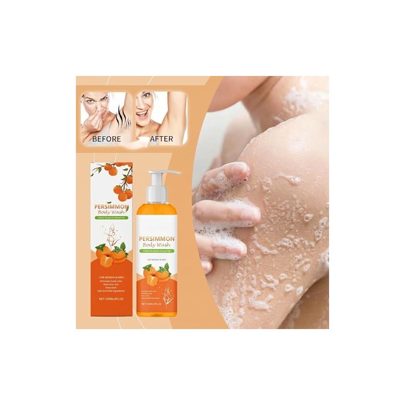 WYOK 2-Pack Persimmon Body Wash - Personal Daily Use &