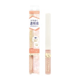 Cezanne Gel Glow Liquid Liner, 20, Moon Beige, 0.7 oz (2.0 g), Liquid Glitter Liner, Teardrop Bag, Multicolor Glitter