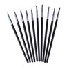 WOONEKY 10pcs Nail Art Sculpture Pens Manicure Kit Embossing Brush