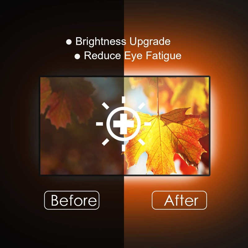 Mexllex LED TV Backlights for 43''-55'' TV with Remote App