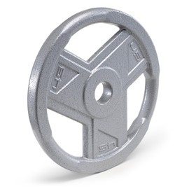 Marcy Classic 2" Cast Iron Olympic Grip Plates, 45lb