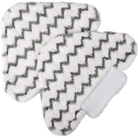 Bluwhale Washable Steam Mop Replacement Triangle Pads for Shark Lift-Away/Genius Hard Floor Steam Pocket Mop S3973D S3973 S5003D S6002 (2 Pack)